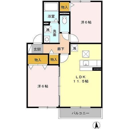 メイユールＭＳの物件間取画像